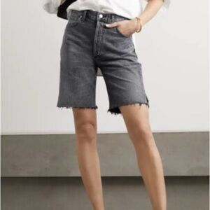 Camilla Charcoal Jean Shorts Citizens of Humanity Camilla Frayed‎ Hem Shorts 28